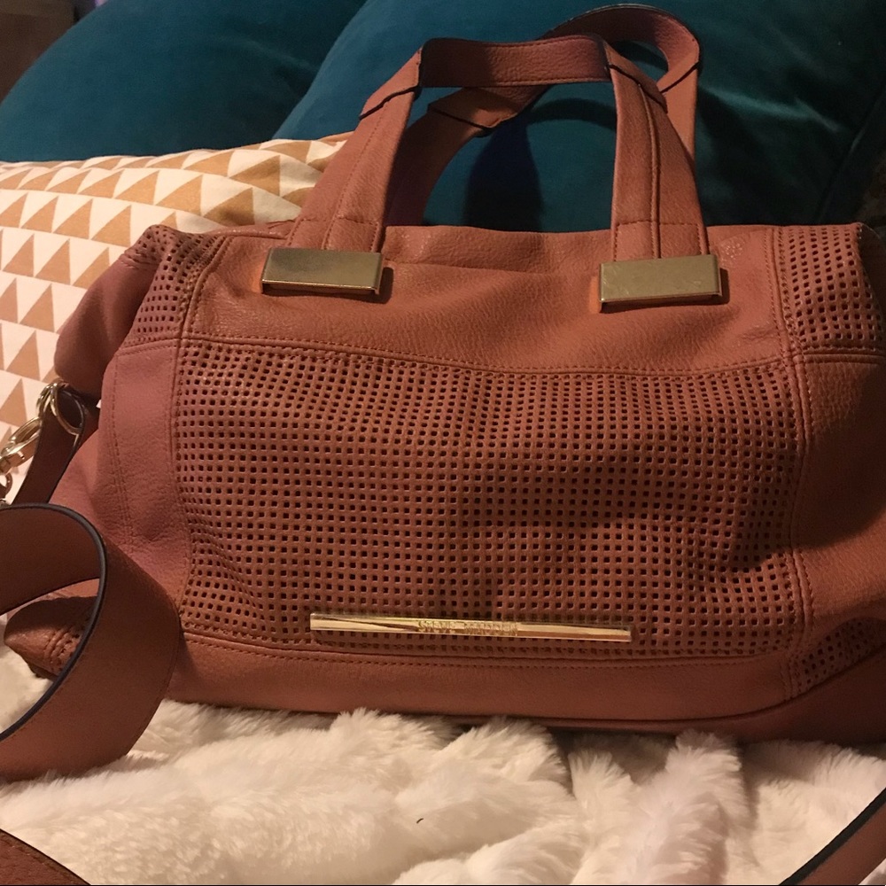 EUC Steve Madden blush colored bag